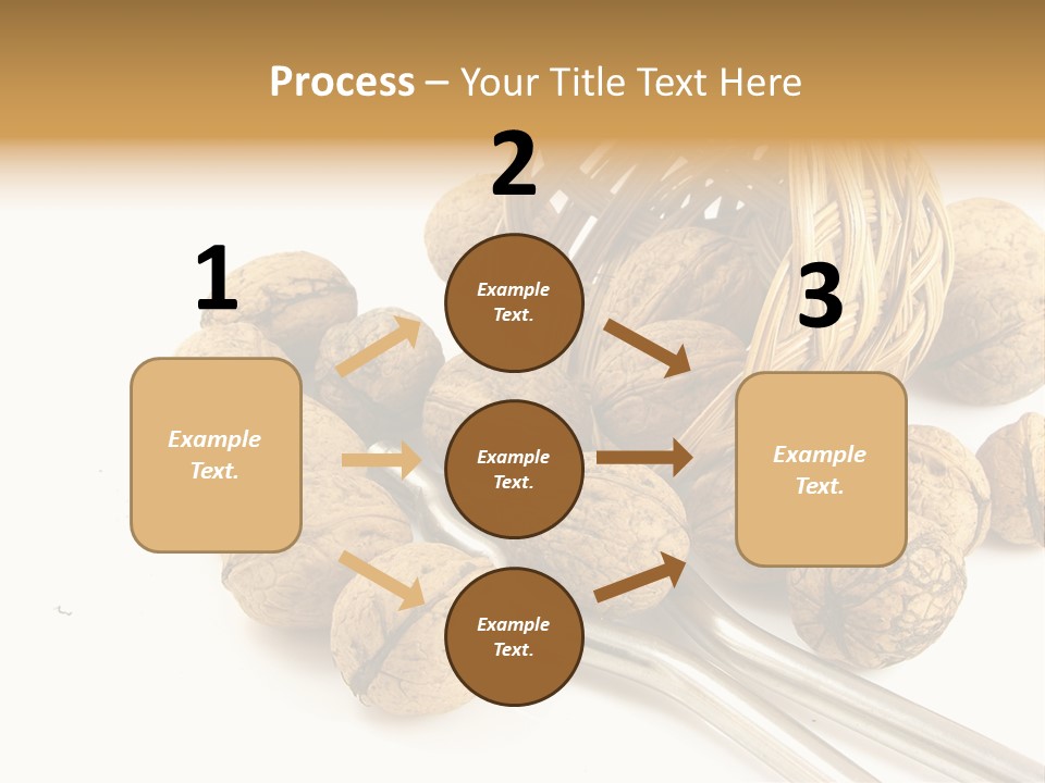 Round Nut Basket PowerPoint Template