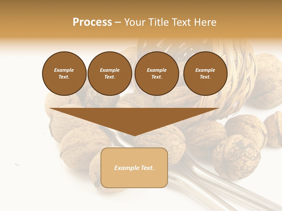 Round Nut Basket PowerPoint Template