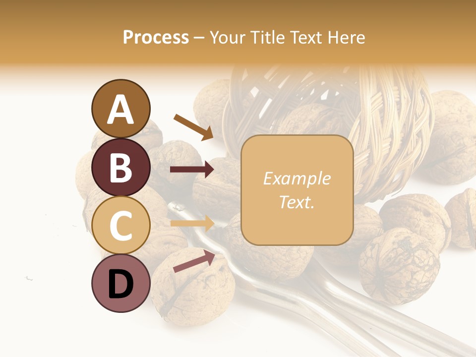 Round Nut Basket PowerPoint Template