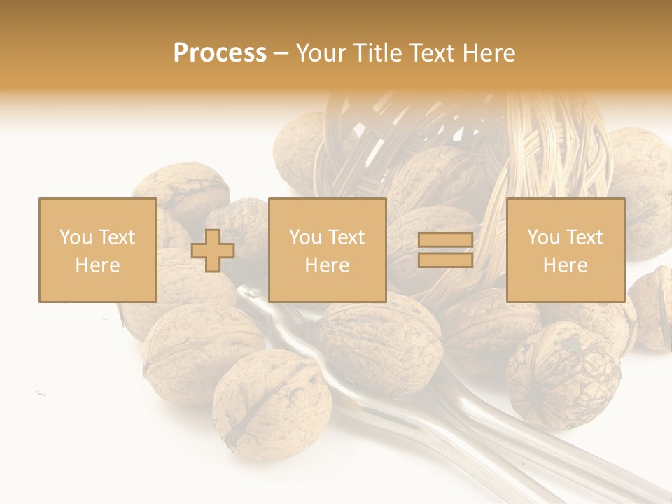 Round Nut Basket PowerPoint Template