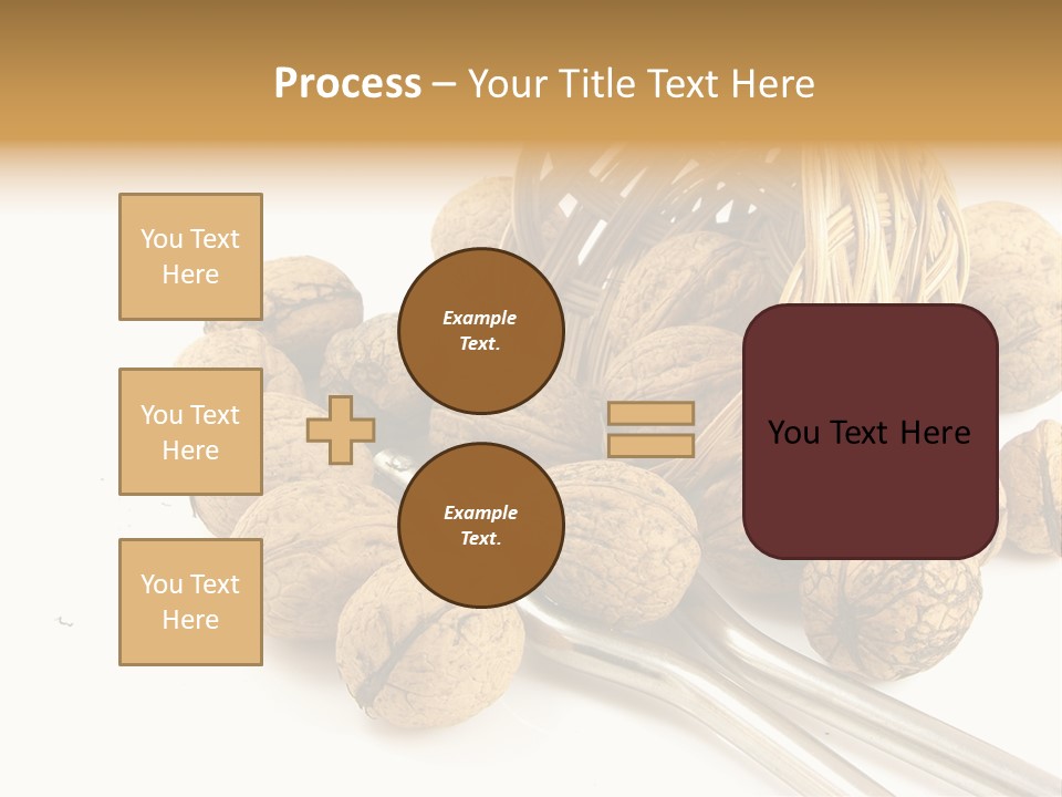 Round Nut Basket PowerPoint Template