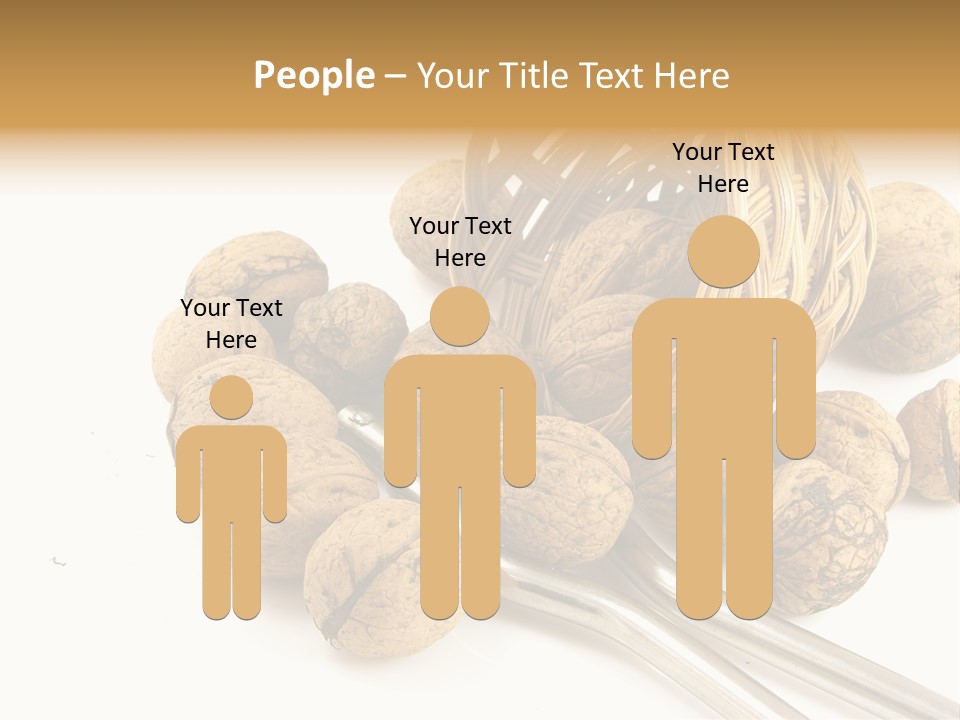 Round Nut Basket PowerPoint Template