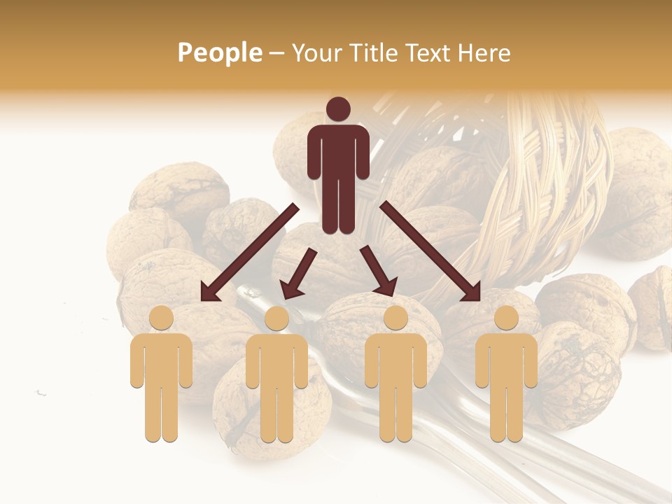 Round Nut Basket PowerPoint Template