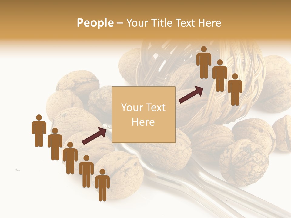 Round Nut Basket PowerPoint Template
