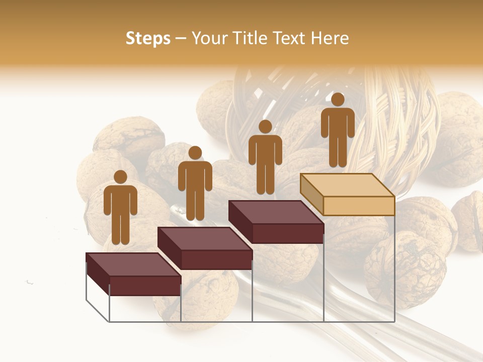 Round Nut Basket PowerPoint Template