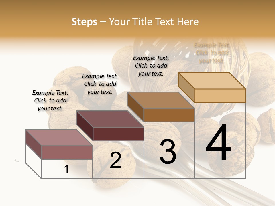 Round Nut Basket PowerPoint Template