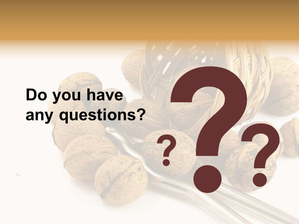 Round Nut Basket PowerPoint Template