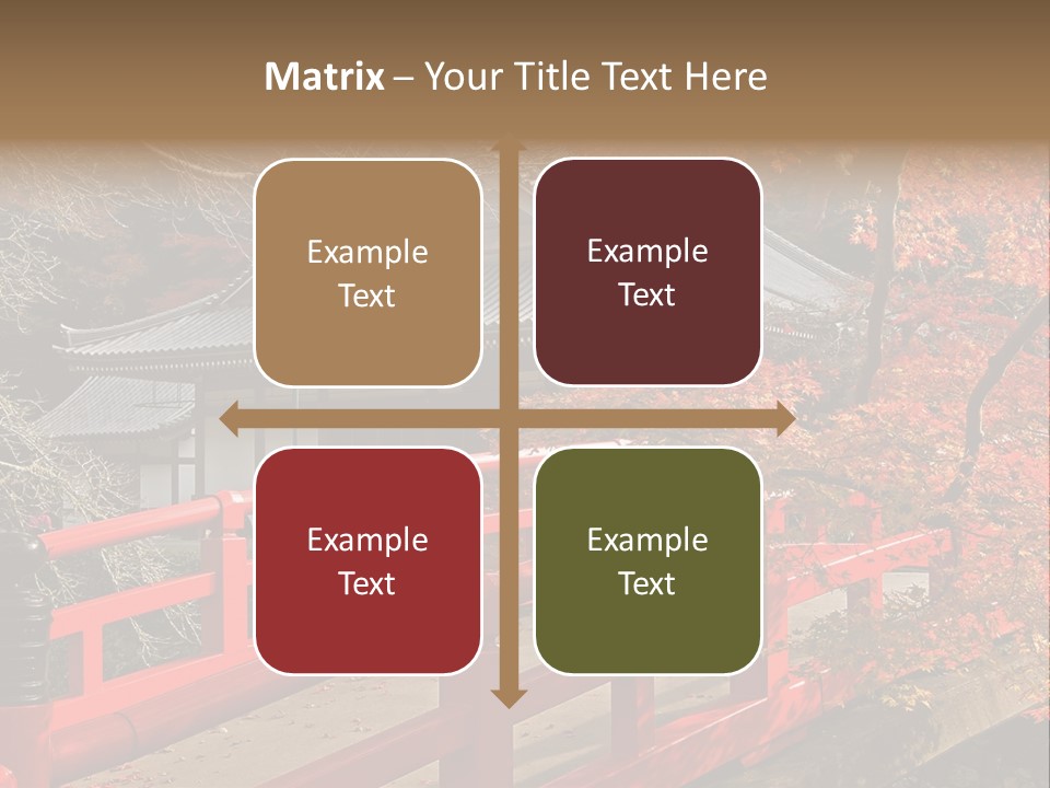 Japanese Buddhist Leaf PowerPoint Template