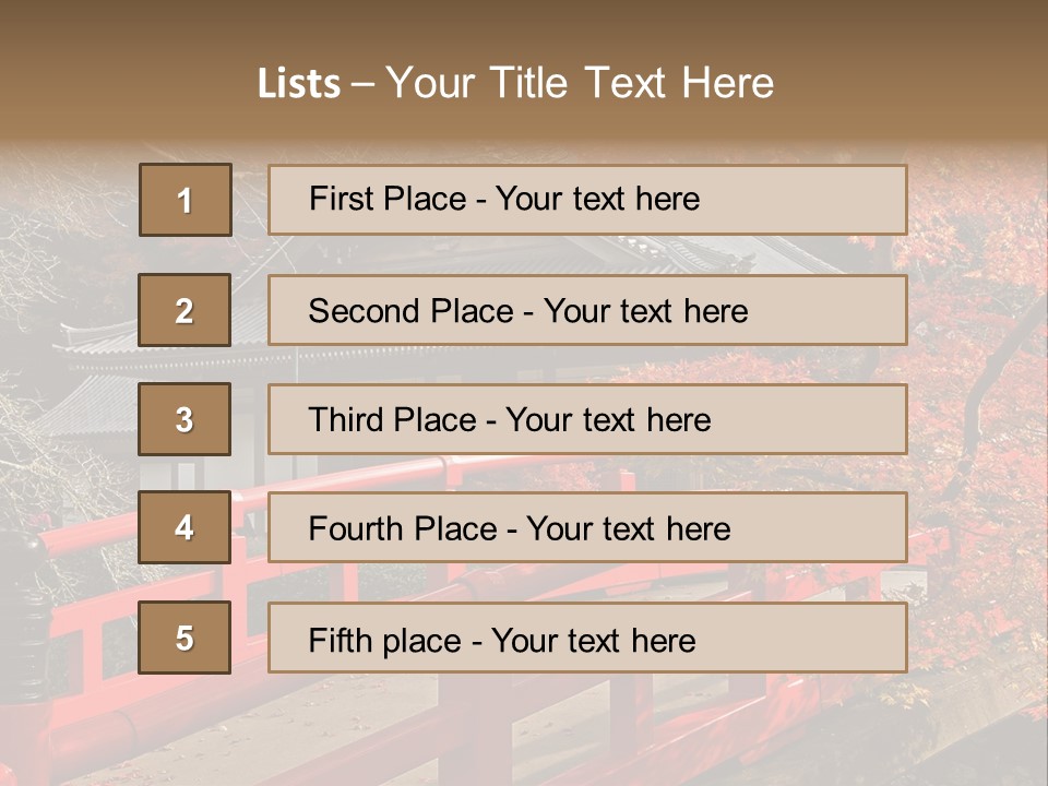 Japanese Buddhist Leaf PowerPoint Template