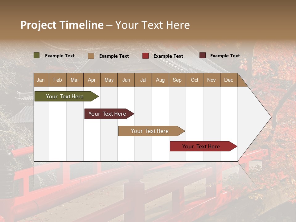 Japanese Buddhist Leaf PowerPoint Template