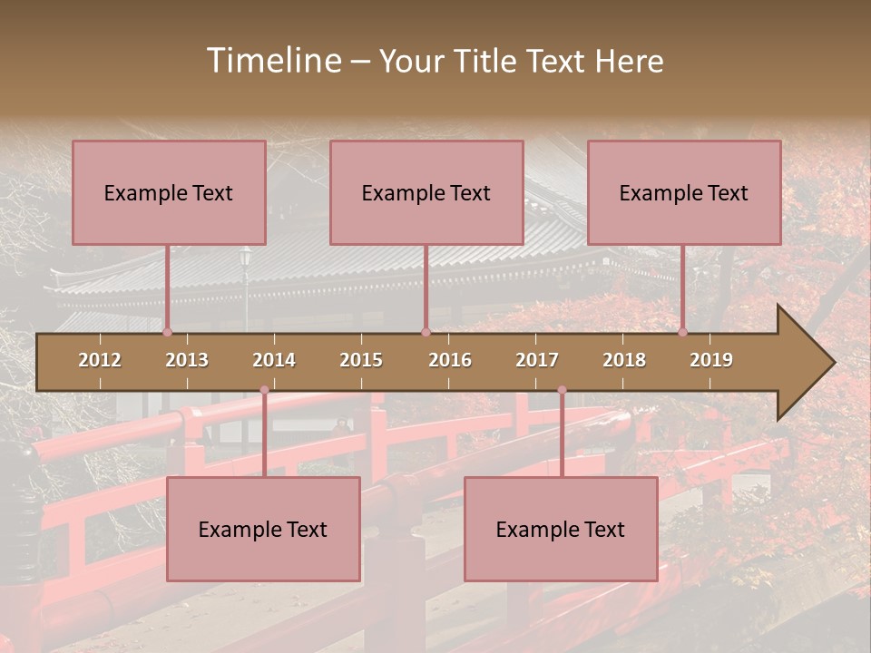 Japanese Buddhist Leaf PowerPoint Template