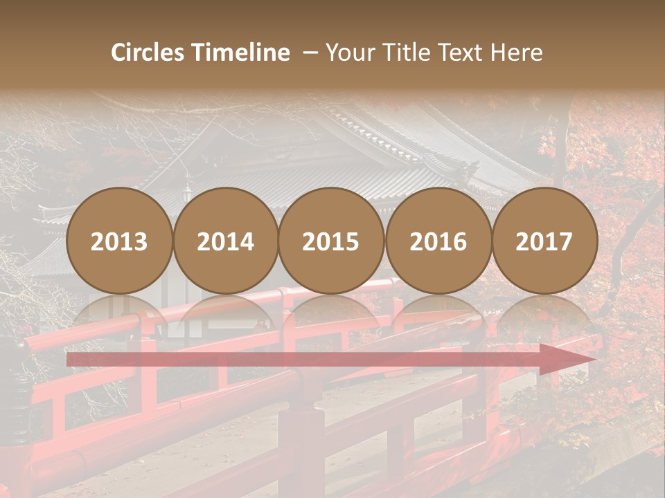 Japanese Buddhist Leaf PowerPoint Template