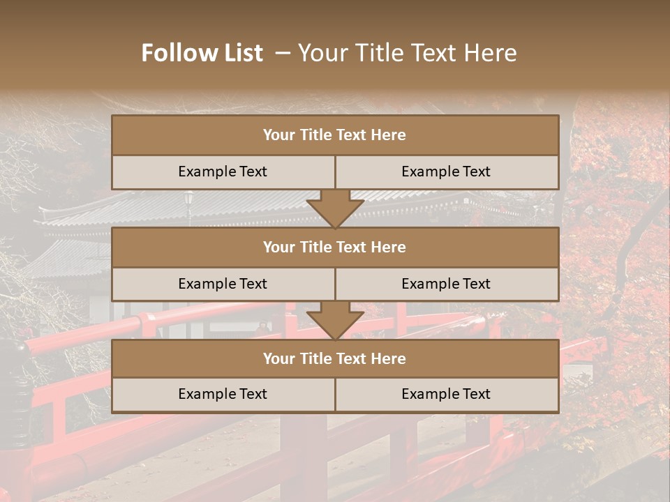 Japanese Buddhist Leaf PowerPoint Template