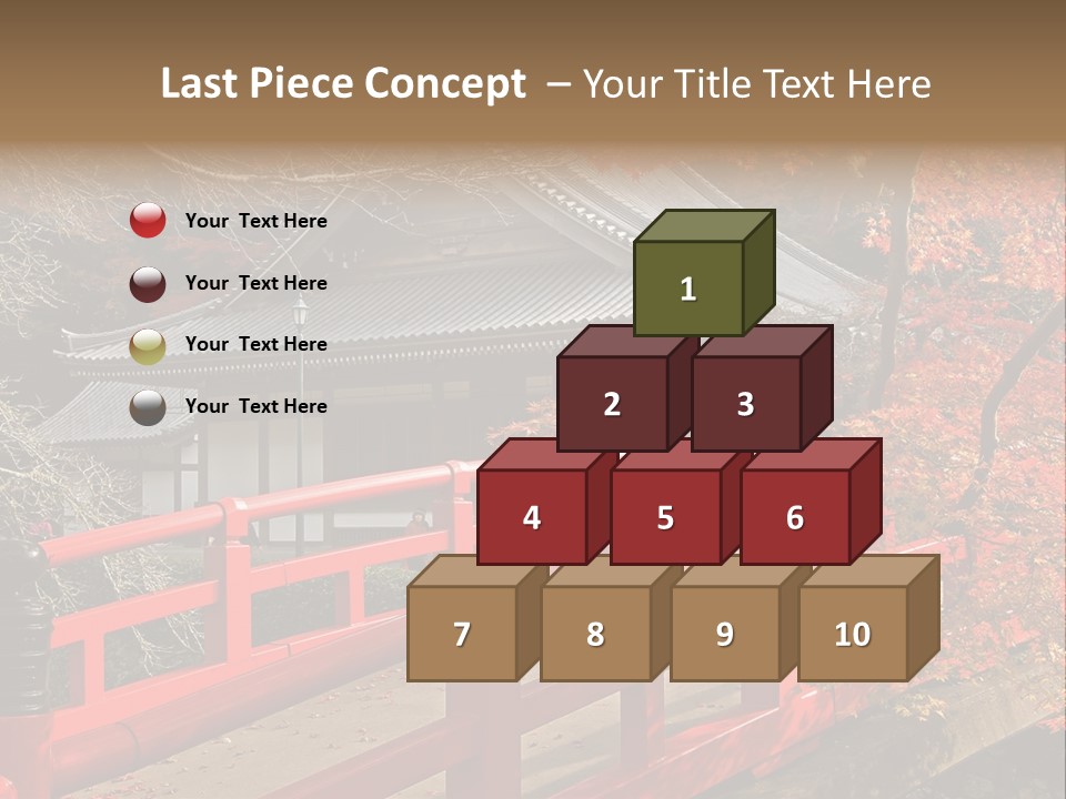 Japanese Buddhist Leaf PowerPoint Template