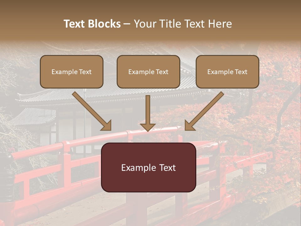 Japanese Buddhist Leaf PowerPoint Template