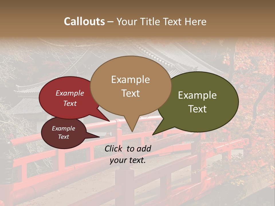 Japanese Buddhist Leaf PowerPoint Template