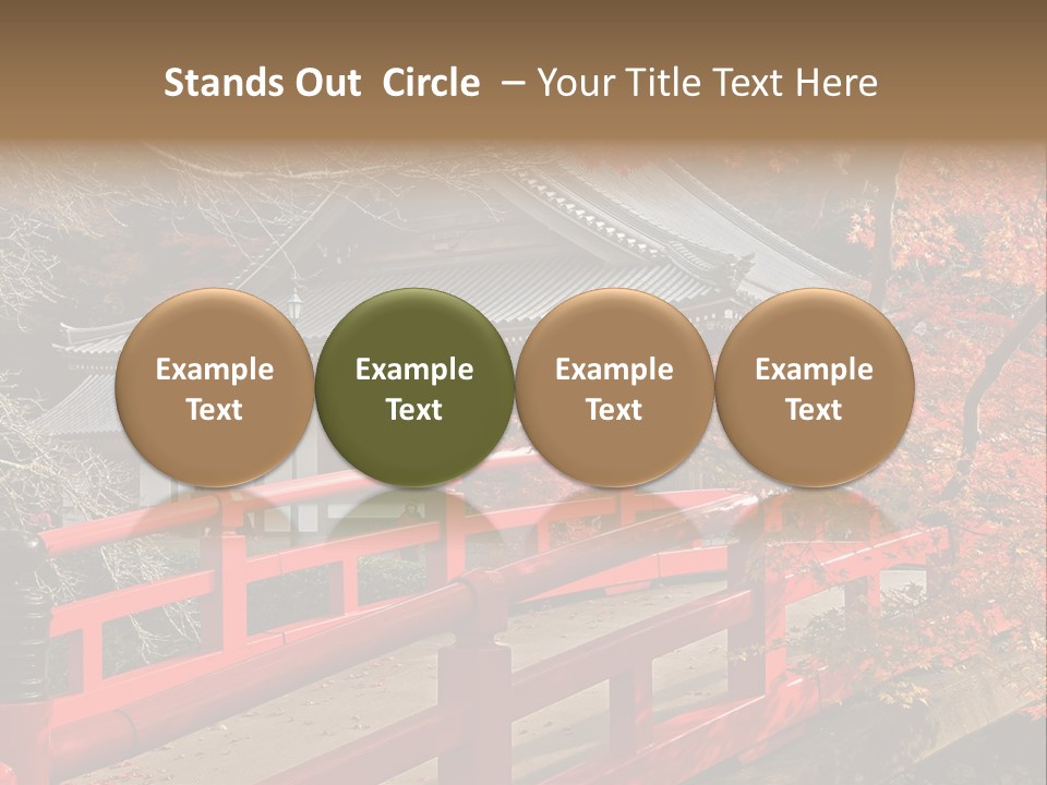 Japanese Buddhist Leaf PowerPoint Template