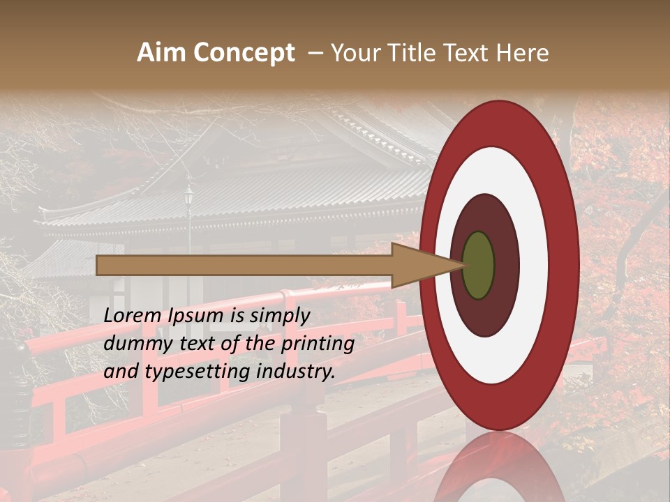 Japanese Buddhist Leaf PowerPoint Template