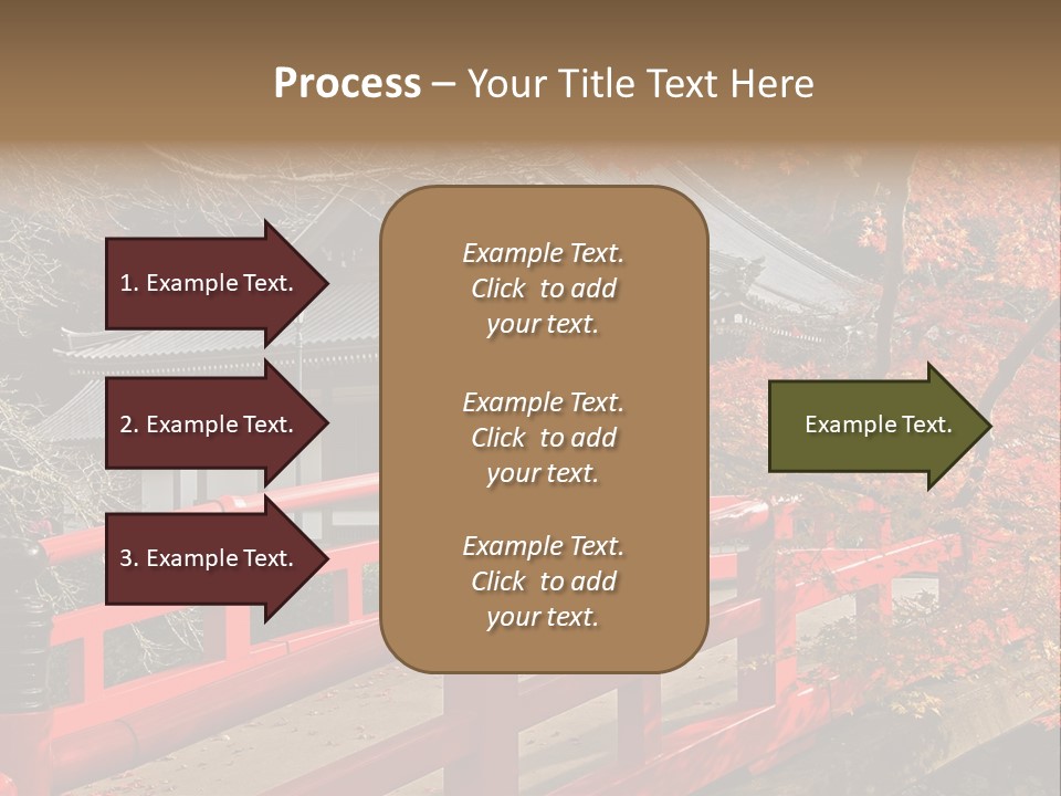 Japanese Buddhist Leaf PowerPoint Template