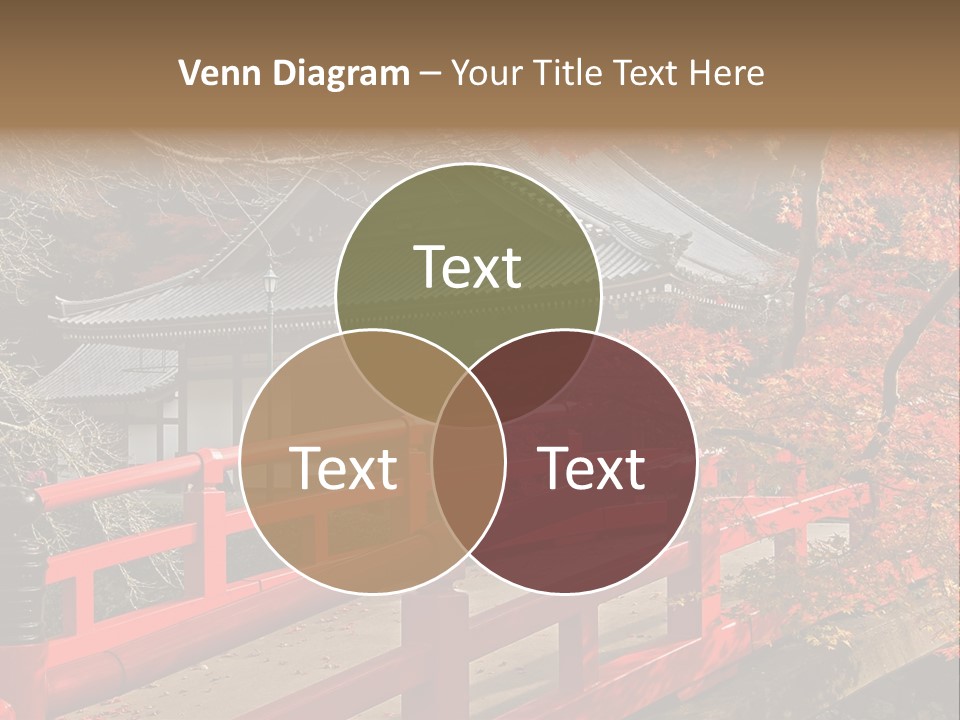Japanese Buddhist Leaf PowerPoint Template