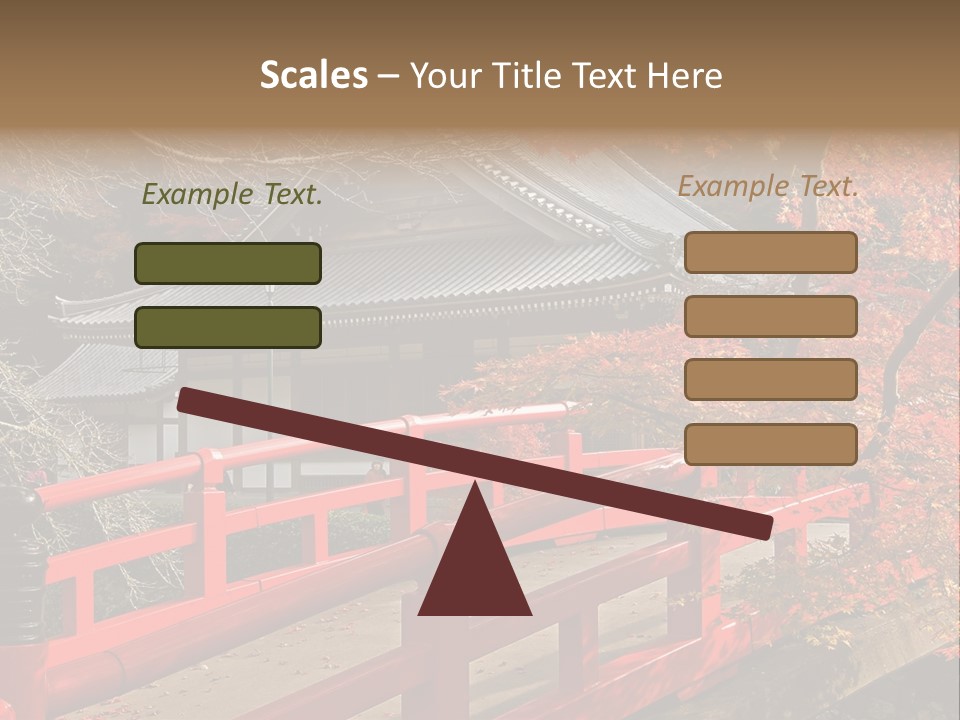 Japanese Buddhist Leaf PowerPoint Template