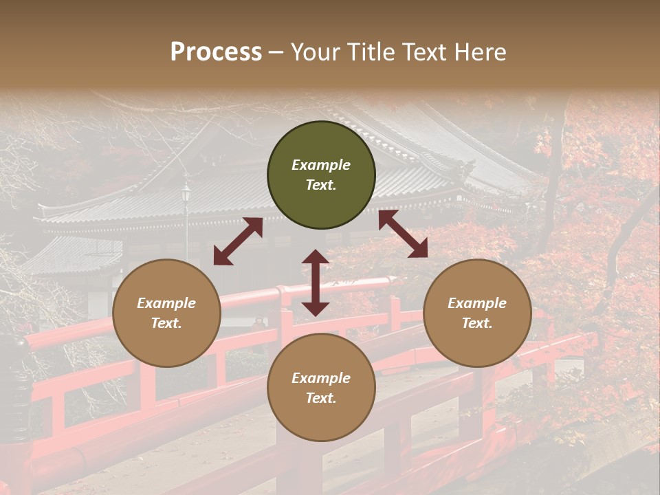 Japanese Buddhist Leaf PowerPoint Template