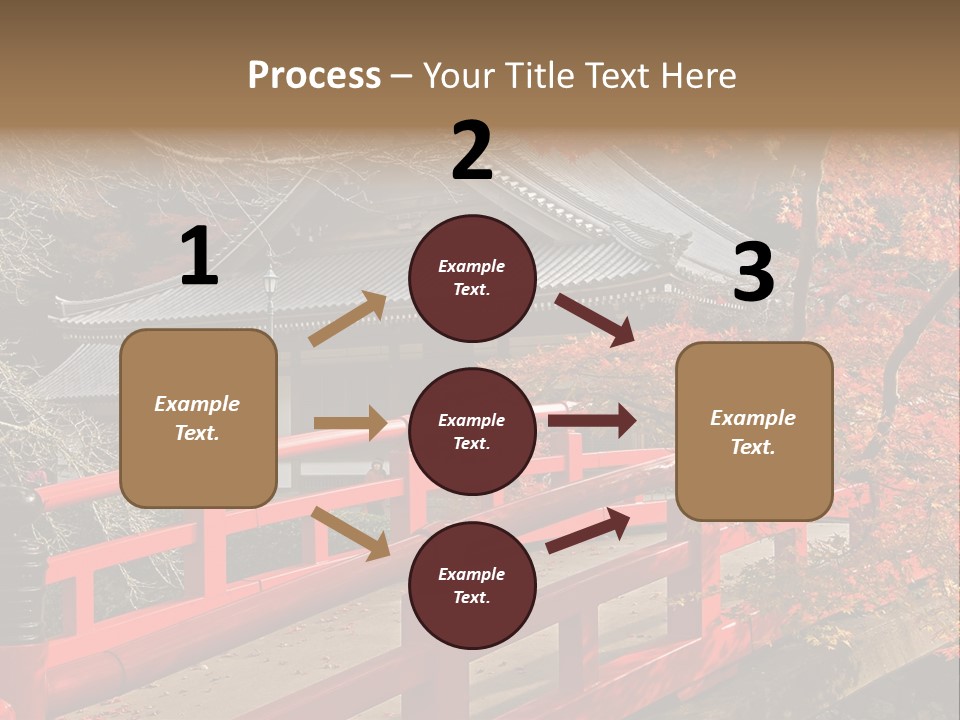 Japanese Buddhist Leaf PowerPoint Template