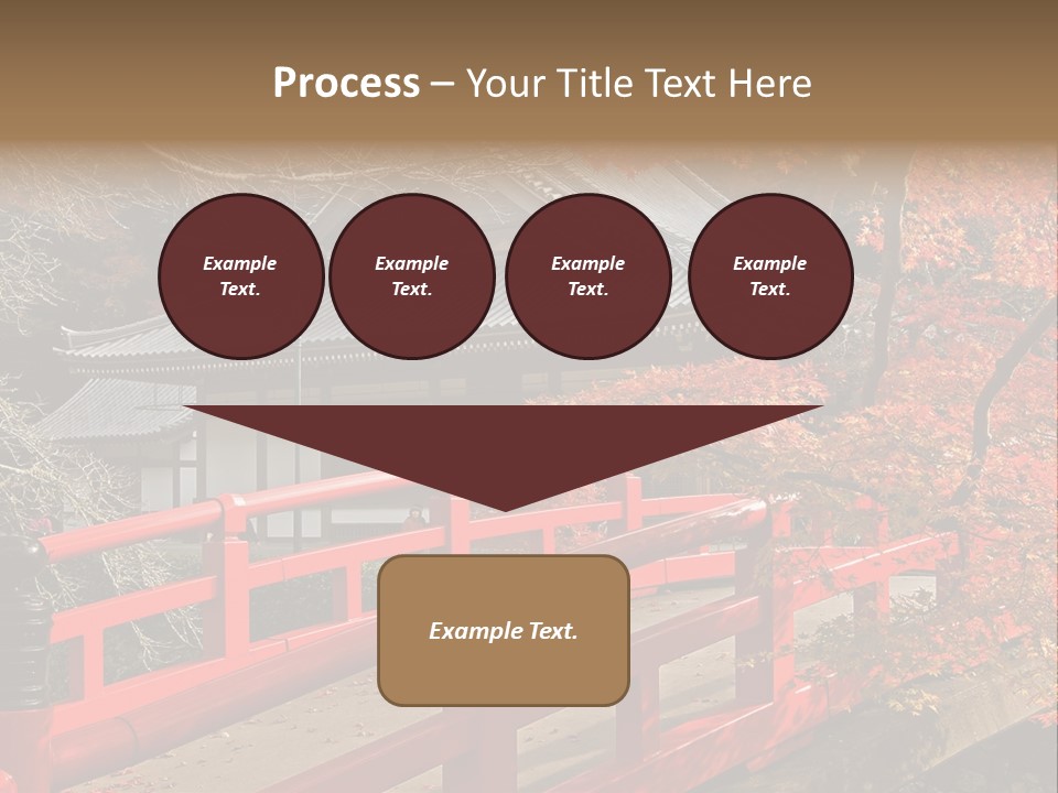 Japanese Buddhist Leaf PowerPoint Template