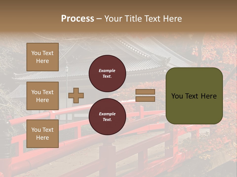 Japanese Buddhist Leaf PowerPoint Template
