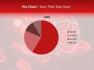 Red Microbiology Thrombosis PowerPoint Template