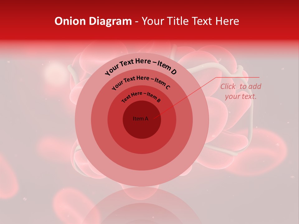 Red Microbiology Thrombosis PowerPoint Template