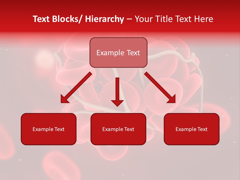 Red Microbiology Thrombosis PowerPoint Template