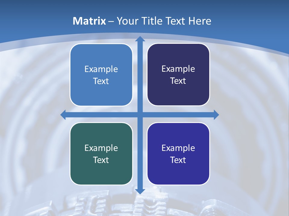 Chrome Black Mechanic PowerPoint Template