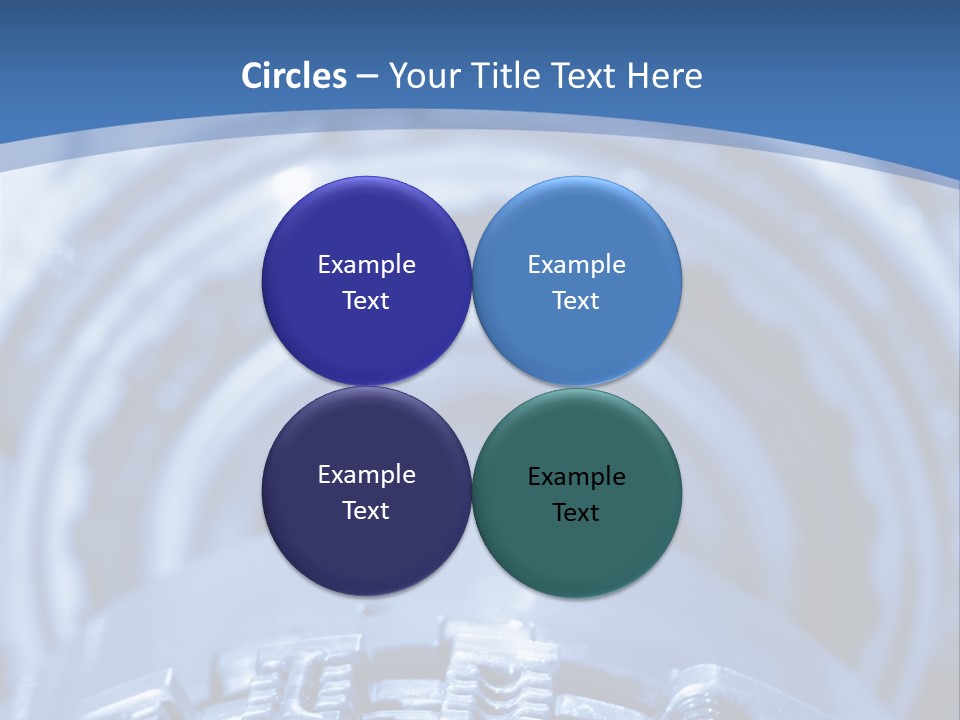 Chrome Black Mechanic PowerPoint Template