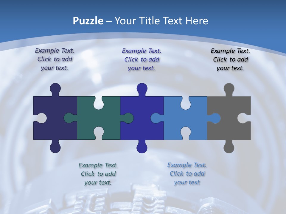 Chrome Black Mechanic PowerPoint Template