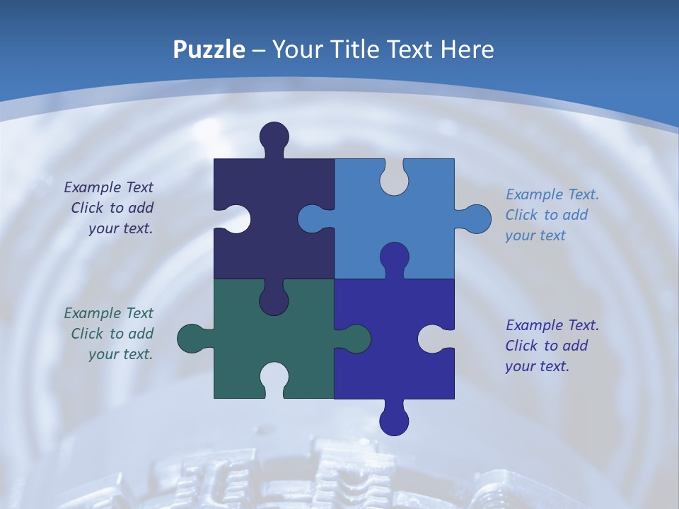 Chrome Black Mechanic PowerPoint Template