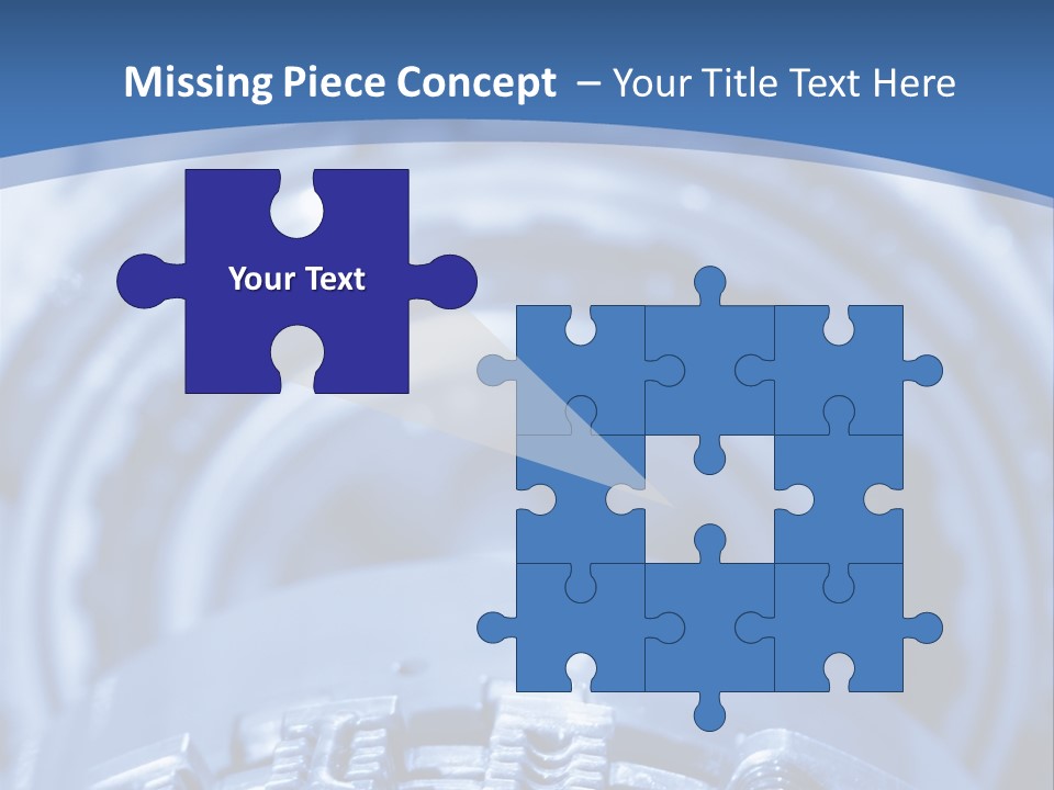 Chrome Black Mechanic PowerPoint Template