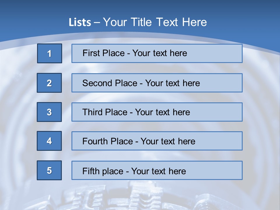 Chrome Black Mechanic PowerPoint Template
