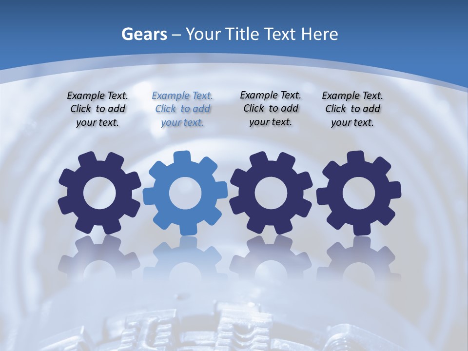 Chrome Black Mechanic PowerPoint Template