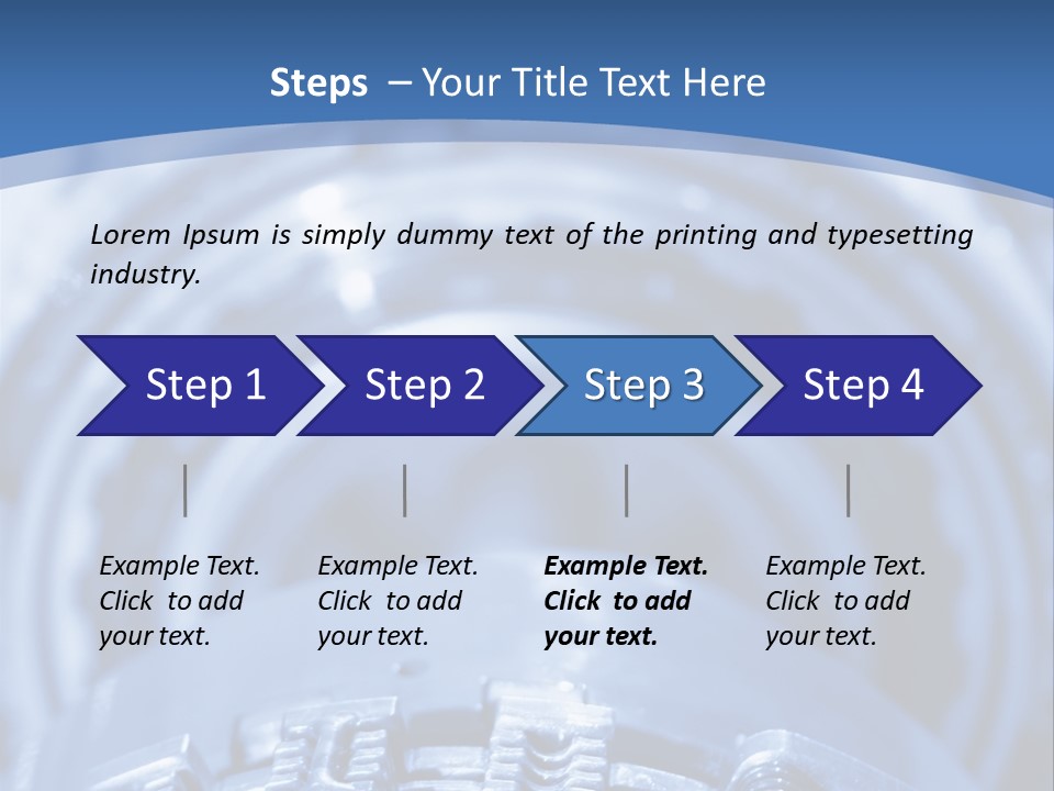 Chrome Black Mechanic PowerPoint Template