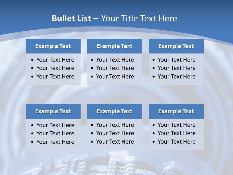 Chrome Black Mechanic PowerPoint Template