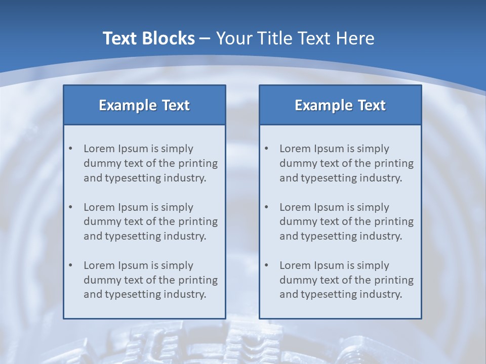 Chrome Black Mechanic PowerPoint Template