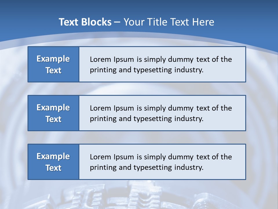 Chrome Black Mechanic PowerPoint Template