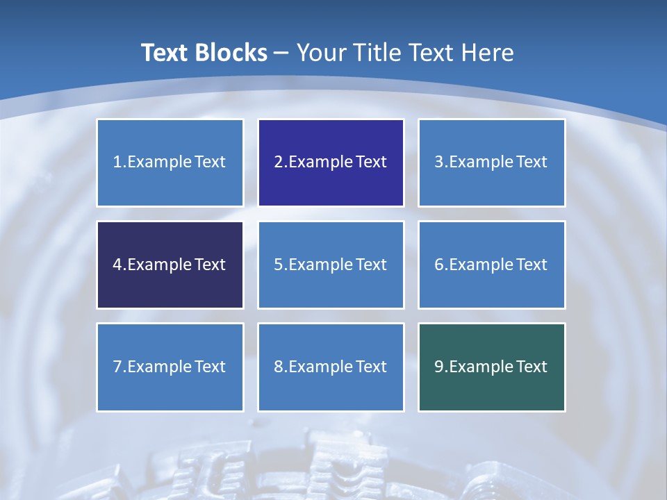 Chrome Black Mechanic PowerPoint Template