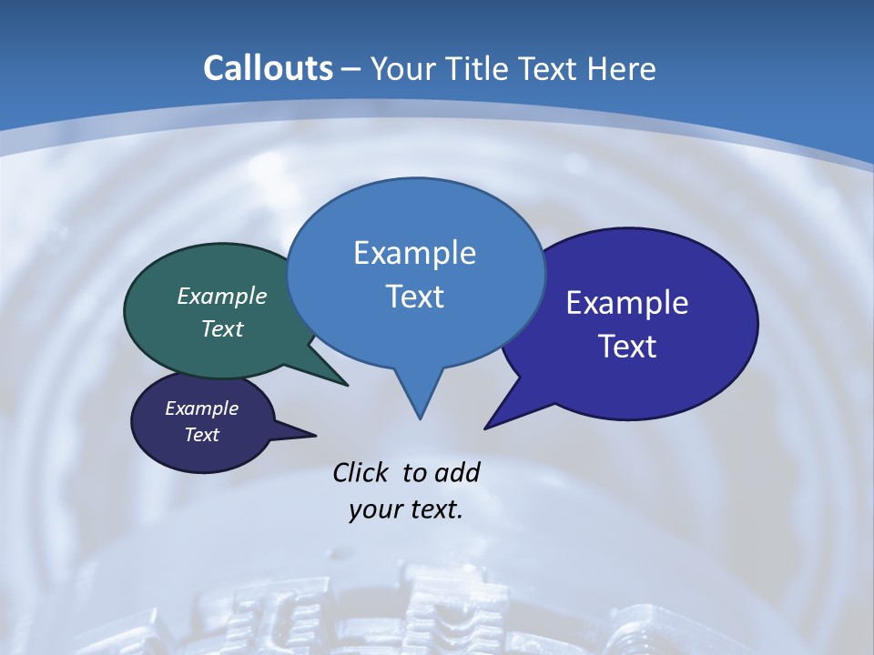 Chrome Black Mechanic PowerPoint Template