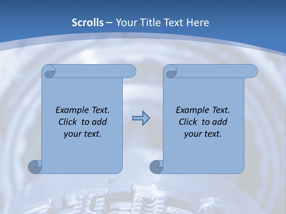 Chrome Black Mechanic PowerPoint Template