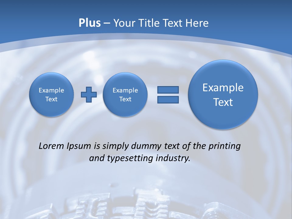 Chrome Black Mechanic PowerPoint Template