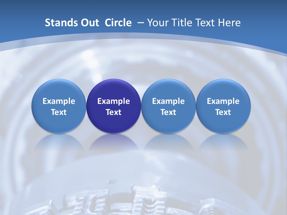 Chrome Black Mechanic PowerPoint Template