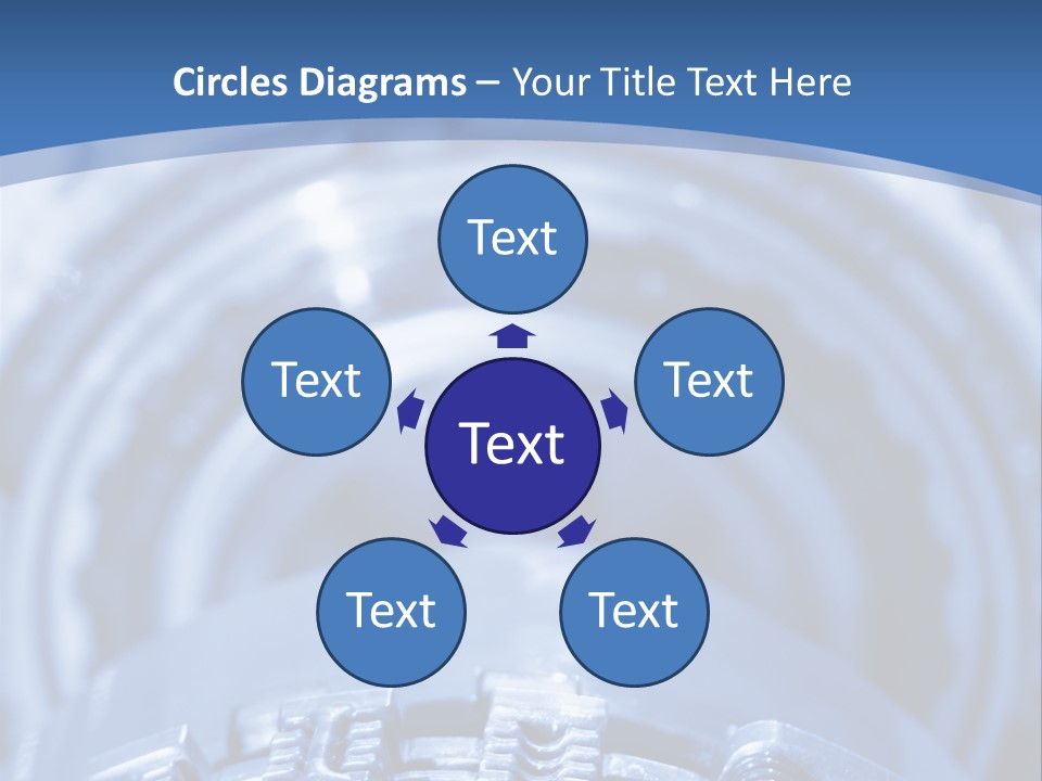 Chrome Black Mechanic PowerPoint Template