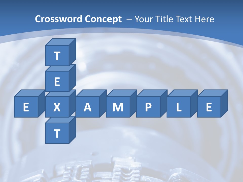 Chrome Black Mechanic PowerPoint Template